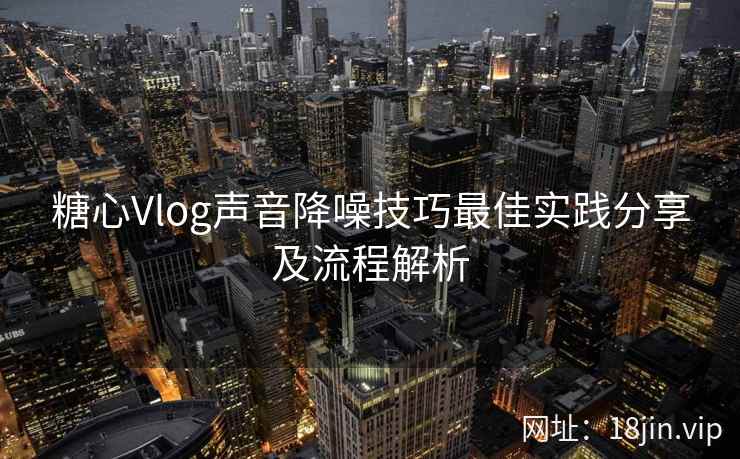 糖心Vlog声音降噪技巧最佳实践分享及流程解析