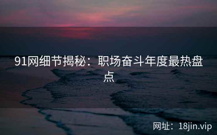 91网细节揭秘：职场奋斗年度最热盘点